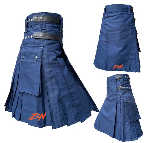 Men navy blue 100 genuine - blue,