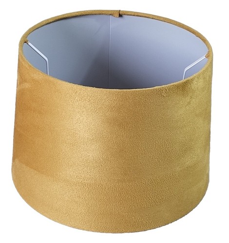 Brushed velvet lampshade - brushed,