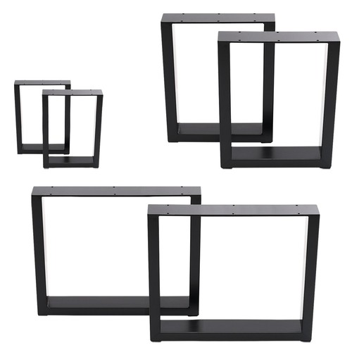 2pcs square steel metal table - 2pcs,