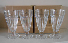 American Style Milkshake Sundae Knickerbocker Glory Glasses X 4 BNIB