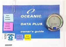 Oceanic Data Plus Air & Nitrox Puck Scuba Dive Computer + Manual EXCELLENT #5824