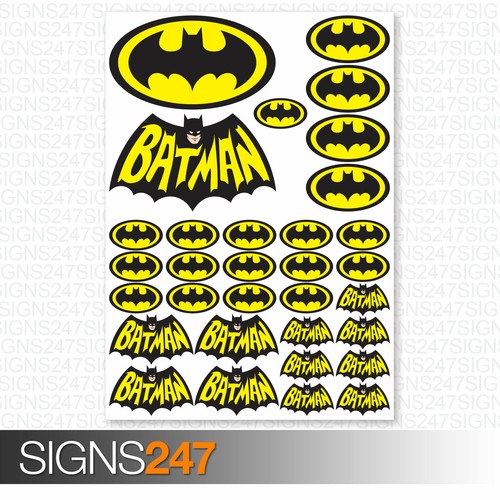 Batman stickers 32 printed - batman,