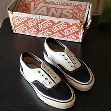 VANS #95  '80s Skateboard Shoes Vintage Made in the USA Trainers 3 Black/White