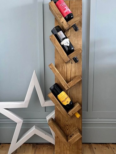 Bespoke handmade wine rack - handmade,