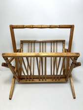 Vintage Folding Magazine Rack