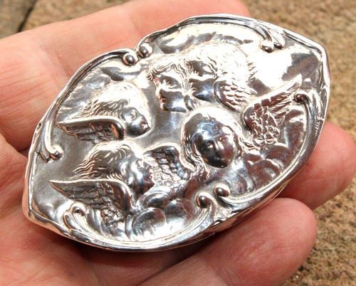 Sterling silver angels cherubs - sterling,
