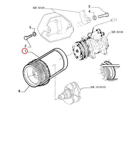 Original trapezoidal belt fiat - original,