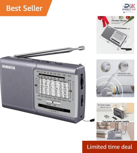 D219 retro portable radio fm - d219,