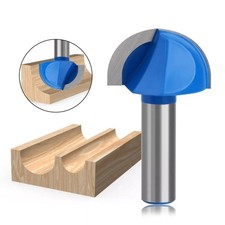 Cove Core Box Round Router Bit Woodworking Ball Round Nose Cutter 1/2” Shank