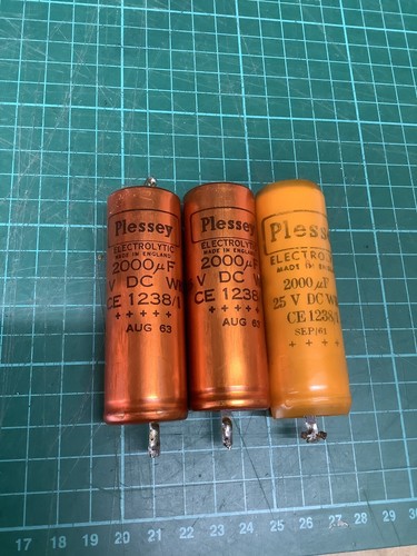 Vintage plessey capacitor - vintage,