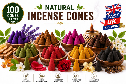 Incense cones x100 - incense, genuine
