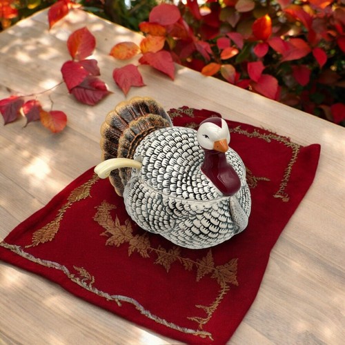 Turkey soup tureen - soup,