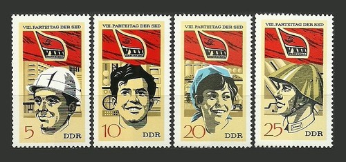 East germany ddr stamps - ddr,