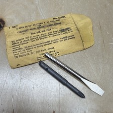 Stanley Yankee No. 3110R Spiral Screwdriver Bits 1 Philips 2 Flat For 31A & 131A