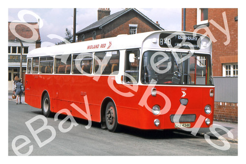 Bus photograph midland red - bus, nbc