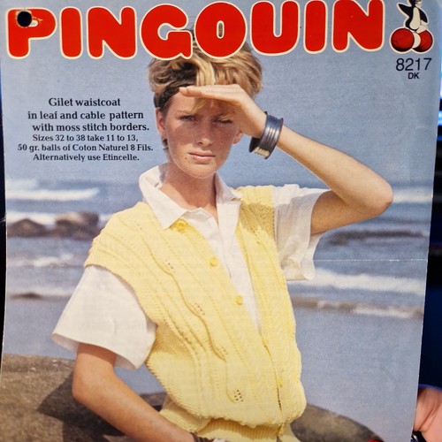 Vtg pingouin knitting pattern - pingouin,
