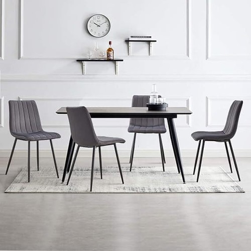 Set velvet grey blue - of, grey/blue