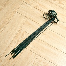 12X Round Metal Plant Supports Stake For Peonies Hydrangea Strong Metal Garden