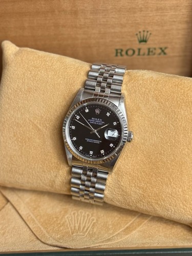 Gents steel white gold rolex - white,