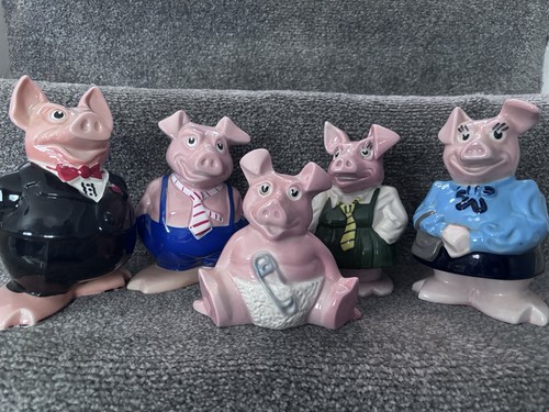 Natwest pigs full set 5 - natwest,