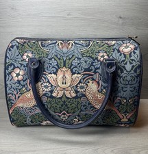 Signare Tapestry Overnight Travel Bag Hold All Blue Bird Design