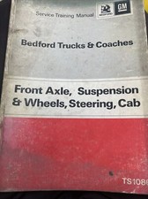 Bedford Trucks Coach Workshop Service Manual TS1086-suspension/ Front Axle 1973