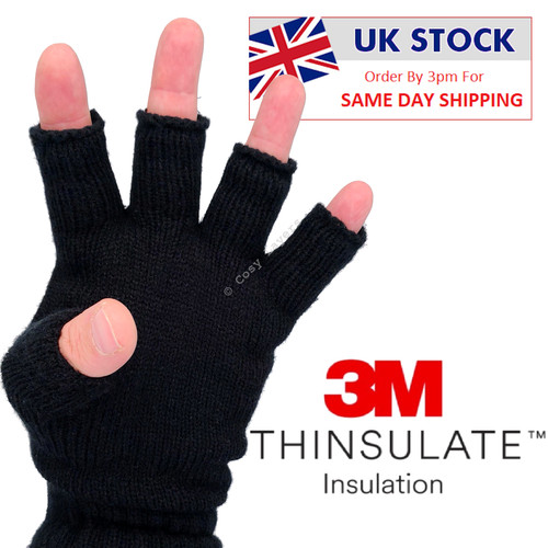 Black thermal knitted - thermal, 3m
