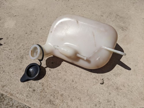 Honda cb500 coolant overflow - coolant,