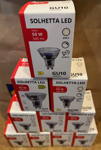 Ikea solhetta gu10 dimmable - solhetta,