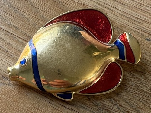 Vintage zepter brooch gold - zepter,