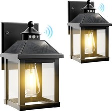 COLBOR Solar Wall Lantern Light Outdoor Security Lights with Motion Sensor