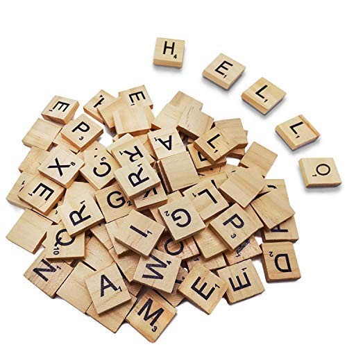 Loengmax 500pcs wood letter - loengmax,