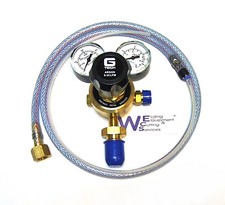 MIG Welding Gas Regulator with 4mm Hobby Welder Adaptor Hose Kit ARGON CO2