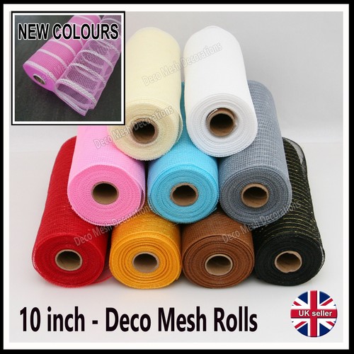 Deco mesh rolls x9m roll - deco,