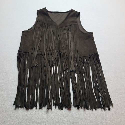 Unbranded fringe vest - unbranded,
