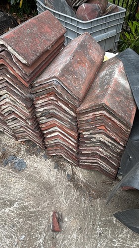 Clay ridge tiles inches - tiles, 18