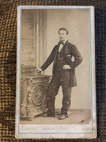 Victorian cdv photo man - victorian,