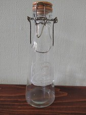 VINTAGE FLIP TOP MILK BOTTLE