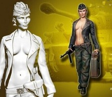 Unpainted 1/35 Sexy German