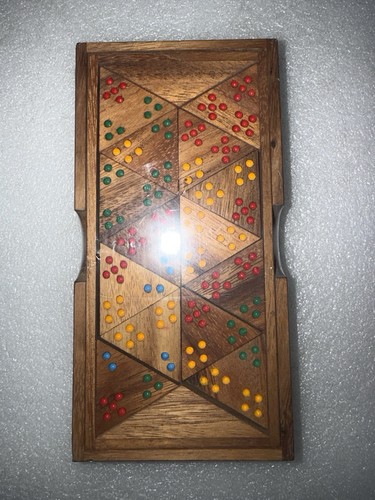 Triominoes wooden handcrafted - triominoes,