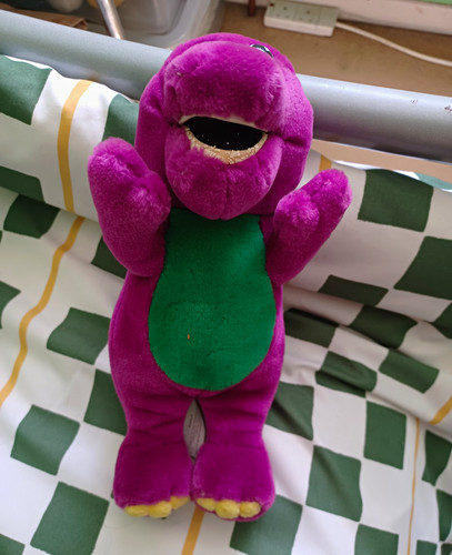 Barney friends - barney, purple