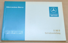 Mercedes Benz Gelenkbus Bus O 305 G Motor 407 Betriebsanleitung 1983