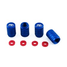 Valve Caps Dust Blue for Nissan 200SX 300ZX 350Z 370Z GT V6 Nismo