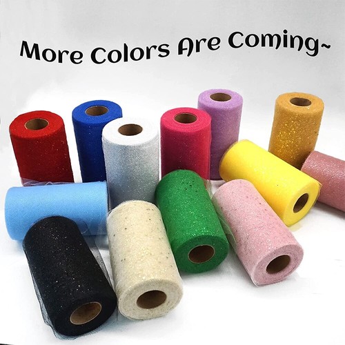 Glitter tulle roll x - tulle, 10