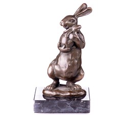 Bronze Sculpture Easter bunny