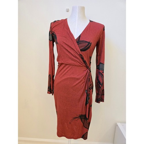 Desigual wrap dress ruched - desigual, v
