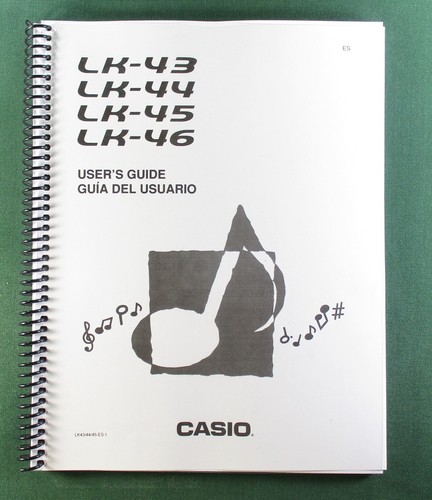 Casio instruction - lk-43,