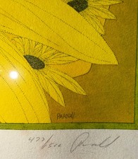 Peter Parnall “Butterfly” Signed & Numbered 477/1500 1977 Framed Lithograph Art 