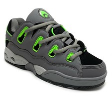 OSIRIS SHOES D3 OG BLACK GREY LIME GREEN TRAINERS (UK 11 EUR 47)