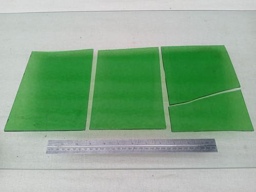 Stained glass offcuts 4 x - glass,
